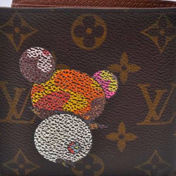 ๐๐ค๐๐คLuis Vuitton monogram panda Porte billet cartes credit monnaie wallet - Picture 4 of 14
